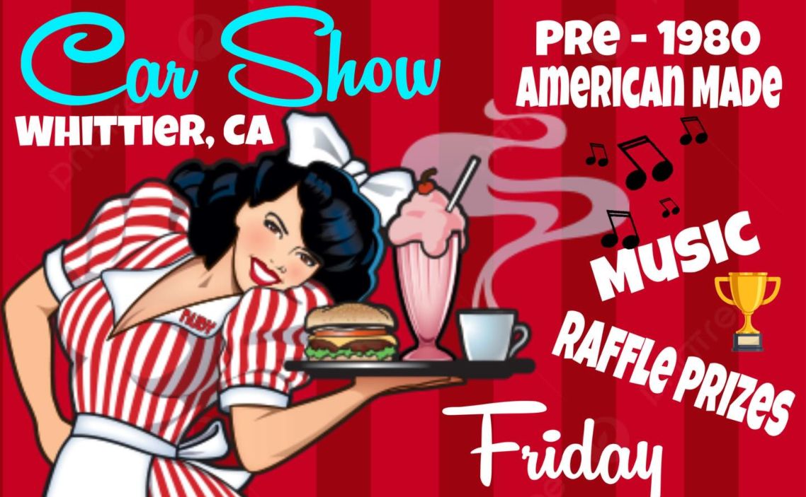Ruby's Whittier Car Show partial flyer May 2026